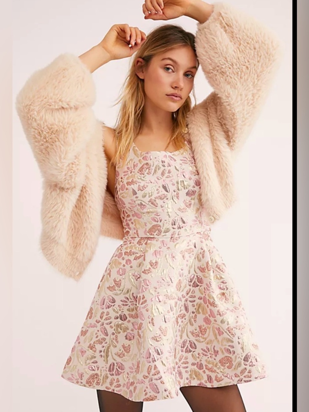 Free People Sparkle Deluxe Mini Dress Medium
